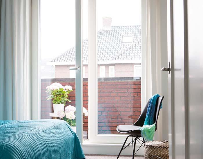 dubbele openslaande deuren binnen