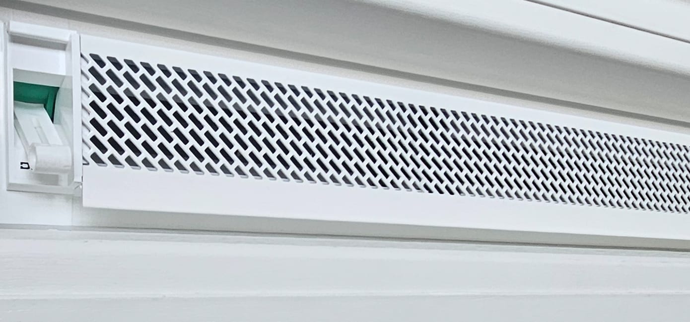 400x400mm Ventilatierooster met Insectenhor - Metalen